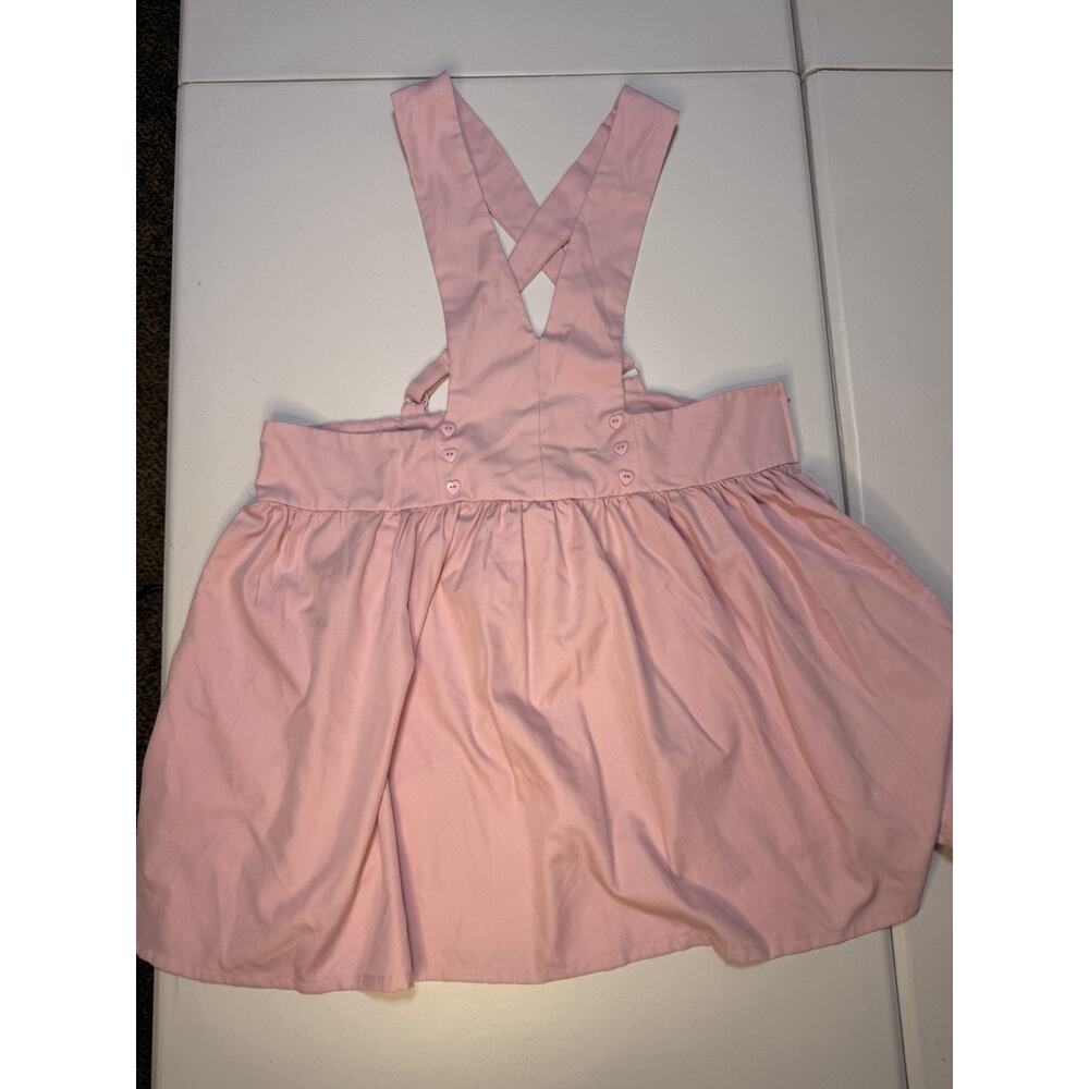 Hot Topic 3X Baby Pink Suspender Skirt